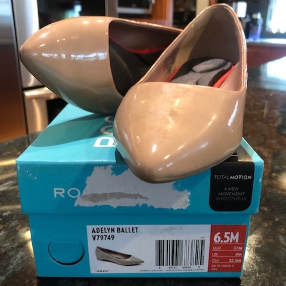 Rockport Total Motion Adelyn Ballet flat nude size 6.5 EUR 37
